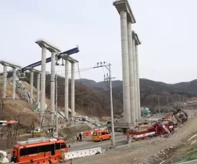 교량 붕괴 사고 현장과 같은 공법 적용된 고속도로 3곳, 공사 전면 중지