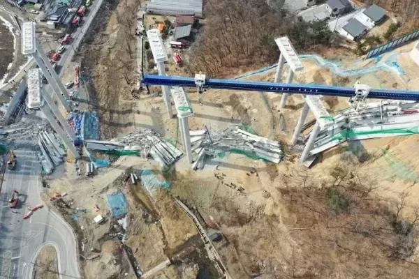 교량 붕괴 사고 현장과 같은 공법 적용된 고속도로 3곳, 공사 전면 중지