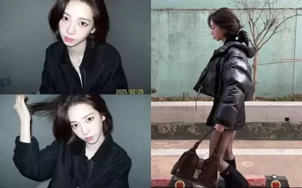 데뷔 이후 처음으로 단발하고 더 청순해진 비주얼 자랑한 카리나