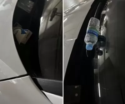 주차된 차에 쓰레기 테러한 이웃... 신고했더니 만날 때마다 시비 거네요
