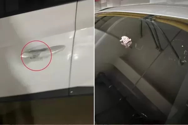 주차된 차에 쓰레기 테러한 이웃... 신고했더니 만날 때마다 시비 거네요