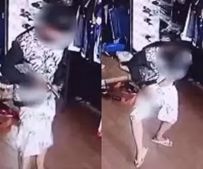 옷 가게 침입한 강도, 바지에 권총 다시 집어넣으려다 사타구니에 탕... 피 흘리며 체포 (영상)