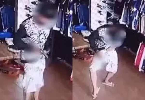 옷 가게 침입한 강도, 바지에 권총 다시 집어넣으려다 사타구니에 탕... 피 흘리며 체포 (영상)