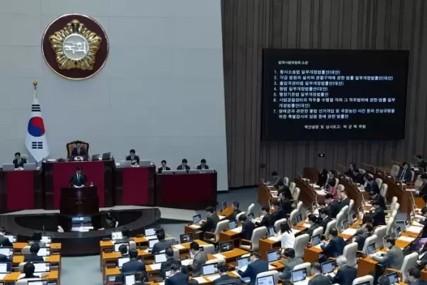 [속보] 명태균 특검법, 야당 주도로 국회 본회의 통과... 찬성182표·반대91표