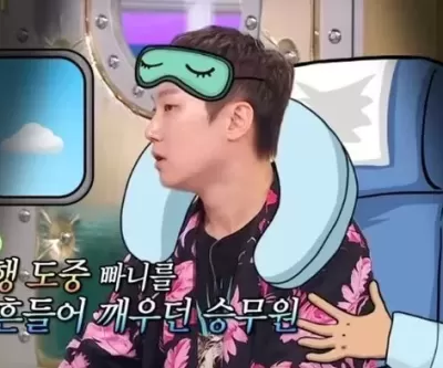 빠니님, 사진 좀... 비행기서 승무원에게 강제 기상 당했던 빠니보틀