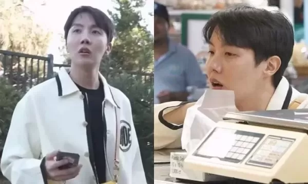 BTS 제이홉의 LA일상... 오픈카 타고 첫 드라이브 스루 햄버거 주문 도전