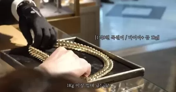 엄마와 함께 주얼리샵 간 추성훈... 손목시계 9억, 금목걸이는 2억