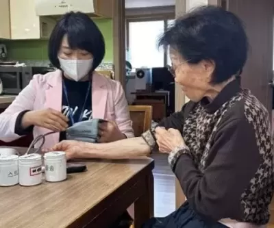 저혈당 쇼크로 기절한할머니... 인천 서구 보건소 간호사가 구했다