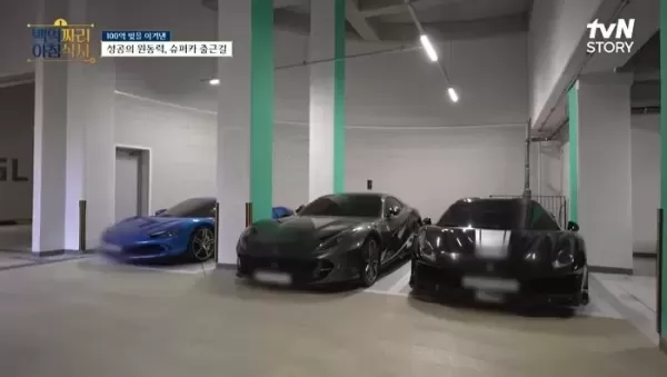 매출 1100억 K아몬드 HBAF 대표, 자택 공개... 슈퍼카가 몇대야