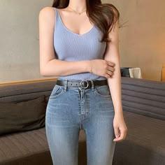 슬랜더 누나들의 청바지 핏~~