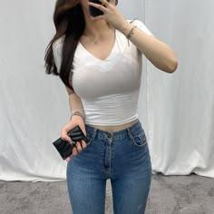 슬랜더 누나들의 청바지 핏~~