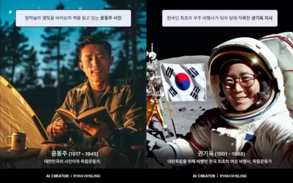 죄수복 벗고 친구와 떡볶이 먹는 유관순 열사... AI가 그려낸 독립운동가들의 평범한 일상