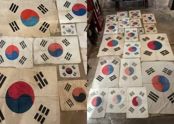 3·1절 맞아 직접 모은 태극기 공개하며 뜨거운 애국심 드러낸 배정남
