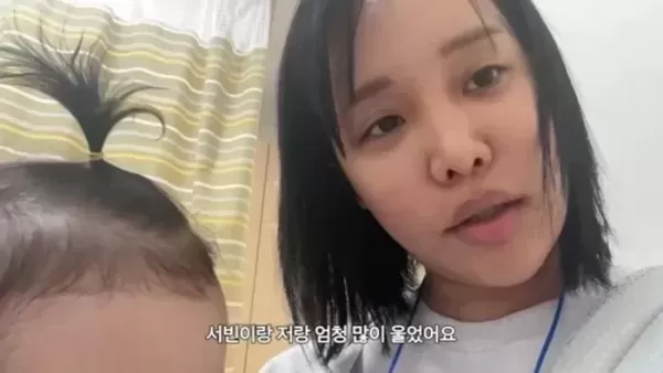 6개월 딸과 응급실 향한 유튜버 랄랄, 결국 눈물 쏟았다... 피를 뽑는데 오열할 뻔했다