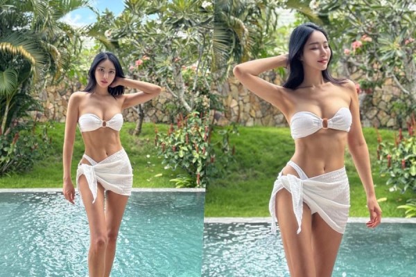 레이싱모델 최예록, 육감적 볼륨감 다 못 담은 비키니 흘러내릴까 아찔