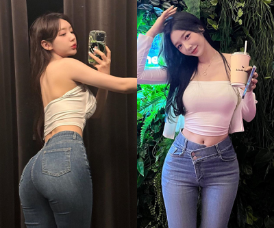 청바지 몸매가 이렇게 섹시할 수 가~