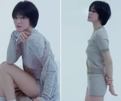 파격 숏컷에 이어 섹시 핫팬츠 입고 리즈 갱신한 송혜교