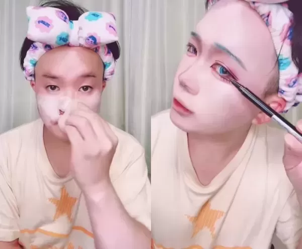 아빠가 필터 없이 화장만으로 엄마가 됐어요... 딸들도 몰라본 인기 뷰티 크리에이터의 정체 (영상)