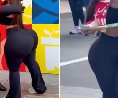 디즈니랜드서 거대 엉덩이로 놀이기구 2인석 혼자 차지하며 동심파괴해 버린 모델 (영상)