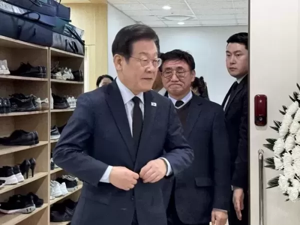 이재명, 화마에 휩쓸려 세상 떠난 인천 초등학생 빈소 조문... 사회안전망 구축하겠다