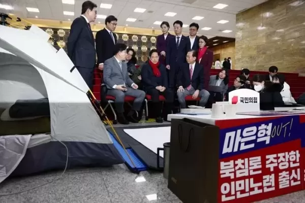 국힘 지도부, 5일 만에 박수영에 단식 중단 요청... 국민들이 충심 알게 돼