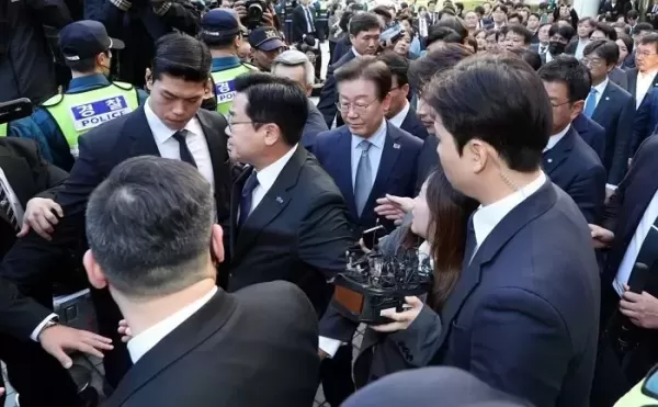 이재명 보자 이 행위해 체포된 40대 男... 검찰 송치됐다