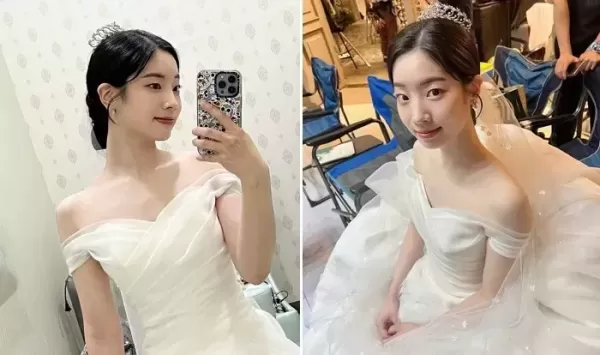 결혼해요 트와이스 다현,  웨딩드레스 입은 모습 깜짝 공개