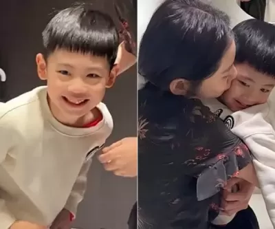 우효광♥추자현 부부, 폭풍 성장한 아들 바다 근황 공개...떨어져 지내 힘들었다