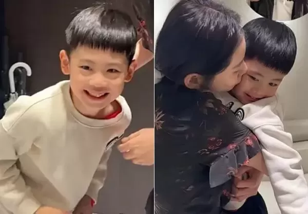 우효광♥추자현 부부, 폭풍 성장한 아들 바다 근황 공개...떨어져 지내 힘들었다