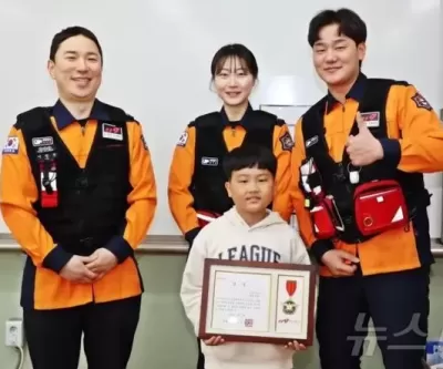 갑자기 쓰러진 엄마... 초등학교 3학년 아들이 심폐소생술로 살렸다