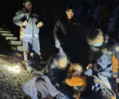 부부싸움 후 사라져... 지난 밤, 실종자 구조한 소방